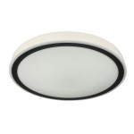 Lampa sufitowa VEGAS 30 CM 4000K biały plafon LP-550/1C S 4BK LIGHT PRESTIGE