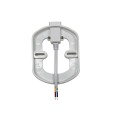 Lampa sufitowa VEGAS 30 CM 4000K biały plafon LP-550/1C S 4BK LIGHT PRESTIGE