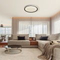 Lampa sufitowa VEGAS 40 CM 4000K biały plafon LP-550/1C M 4BK LIGHT PRESTIGE