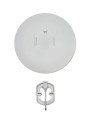 Lampa sufitowa VEGAS 40 CM 4000K biały plafon LP-550/1C M 4BK LIGHT PRESTIGE