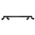 Reflektor PERUGIA 4 czarny spot LP-0703/4C BK LIGHT PRESTIGE