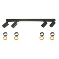 Reflektor PERUGIA 4 czarny spot LP-0703/4C BK LIGHT PRESTIGE