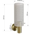 Kinkiet TIRANA biały LP-945/1W WH LIGHT PRESTIGE