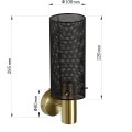 Kinkiet TIRANA czarny LP-945/1W BK LIGHT PRESTIGE