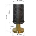Lampa stołowa TIRANA różowy LP-945/1T BK LIGHT PRESTIGE