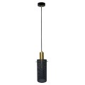 Lampa wisząca TIRANA 1 czarny zwis LP-945/1P BK LIGHT PRESTIGE