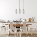 Lampa wisząca TIRANA 3 biały zwis LP-945/3L WH LIGHT PRESTIGE