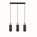Lampa wisząca TIRANA 3 czarny zwis LP-945/3L BK LIGHT PRESTIGE