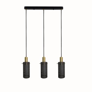 Lampa wisząca TIRANA 3 czarny zwis LP-945/3L BK LIGHT PRESTIGE