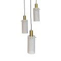 Lampa wisząca TIRANA 3 biały zwis LP-945/3P WH LIGHT PRESTIGE