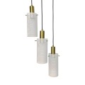Lampa wisząca TIRANA 3 biały zwis LP-945/3P WH LIGHT PRESTIGE