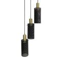 Lampa wisząca TIRANA 3 czarny zwis LP-945/3P BK LIGHT PRESTIGE