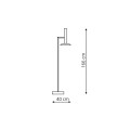 Lampa podłogowa HAT 3000K biały LP-1661/1F WH LIGHT PRESTIGE