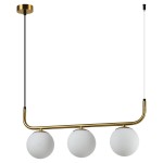 Lampa wisząca ALISA złoty zwis LP-005/3L GD LIGHT PRESTIGE