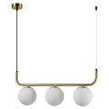 Lampa wisząca ALISA złoty zwis LP-005/3L GD LIGHT PRESTIGE