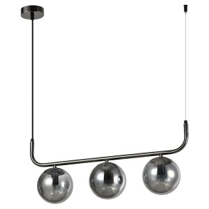 Lampa wisząca ALISA grafit zwis LP-005/3L grafit LIGHT PRESTIGE
