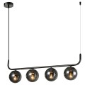 Lampa wisząca ALISA grafit zwis LP-005/4L grafit LIGHT PRESTIGE