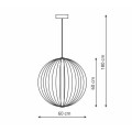 Lampa wisząca TREVISO złoty zwis LP-798/1P L GD LIGHT PRESTIGE