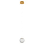 Lampa wisząca DIAMOND 1 złoty zwis LP-2202/1P GD LIGHT PRESTIGE