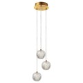 Lampa wisząca DIAMOND 3 złoty zwis LP-2202/3P GD LIGHT PRESTIGE