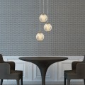 Lampa wisząca DIAMOND 3 złoty zwis LP-2202/3P GD LIGHT PRESTIGE