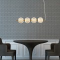 Lampa wisząca DIAMOND 4 LINIA złoty zwis LP-2202/4L GD LIGHT PRESTIGE