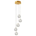 Lampa DIAMOND 5 złoty LP-2202/5P GD LIGHT PRESTIGE