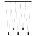 Lampa wisząca TOLEDO czarny zwis LP-432/5P BK LIGHT PRESTIGE