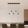 Lampa wisząca TOLEDO czarny zwis LP-432/5P BK LIGHT PRESTIGE