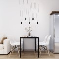 Lampa wisząca TOLEDO czarny zwis LP-432/5P BK LIGHT PRESTIGE