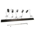 Lampa wisząca TOLEDO czarny zwis LP-432/5P BK LIGHT PRESTIGE
