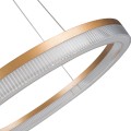 Lampa wisząca MIDWAY CRISTAL TRIANGLE - MAŁA złoty zwis LP-033/1P S GD Cr Tria LIGHT PRESTIGE