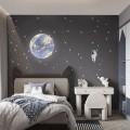 Lampa sufitowa TIERRA PLANETA 4000K niebieski plafon LP-1106/1C Tierra LIGHT PRESTIGE