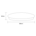 Lampa sufitowa LUNA PLANETA 4000K szary plafon LP-1106/1C Luna LIGHT PRESTIGE
