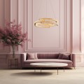 Lampa wisząca TARJA złoty zwis LP-1810/1P GD LIGHT PRESTIGE