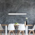 Lampa wisząca MIRA L TUYA biały zwis LP-1201/1P L WH Smart LIGHT PRESTIGE