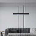 Lampa wisząca MIRA M TUYA czarny zwis LP-1201/1P M BK Smart LIGHT PRESTIGE