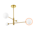 Akcesorium ZAPASOWY DUŻY KLOSZ DORADO 4 I 6 LP-002 duży klosz LIGHT PRESTIGE