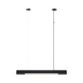 Lampa wisząca CALI M TUYA czarny zwis LP-1301/1P M BK Smart LIGHT PRESTIGE
