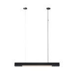 Lampa wisząca CALI M TUYA czarny zwis LP-1301/1P M BK Smart LIGHT PRESTIGE