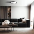 Lampa sufitowa CALIFORNIA 30 CM czarny plafon LP-2505/1C-30 BK LIGHT PRESTIGE
