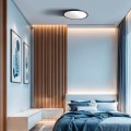 Lampa sufitowa CALIFORNIA 30 CM czarny plafon LP-2505/1C-30 BK LIGHT PRESTIGE