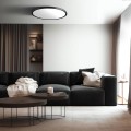 Lampa sufitowa CALIFORNIA 48 CM czarny plafon LP-2505/1C-48 BK LIGHT PRESTIGE