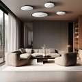Lampa sufitowa CALIFORNIA 48 CM czarny plafon LP-2505/1C-48 BK LIGHT PRESTIGE