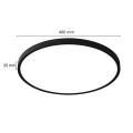 Lampa sufitowa CALIFORNIA 48 CM czarny plafon LP-2505/1C-48 BK LIGHT PRESTIGE