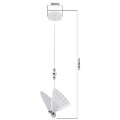 Lampa wisząca MARIPOSA 1 chrom zwis LP-1715/1P CH LIGHT PRESTIGE