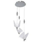 Lampa wisząca MARIPOSA 3 chrom zwis LP-1715/3P CH LIGHT PRESTIGE