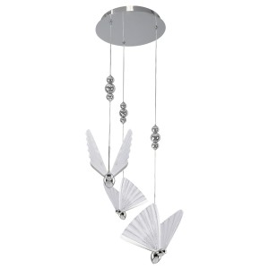 Lampa wisząca MARIPOSA 3 chrom zwis LP-1715/3P CH LIGHT PRESTIGE