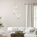 Lampa wisząca MARIPOSA 3 chrom zwis LP-1715/3P CH LIGHT PRESTIGE