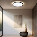 Lampa sufitowa PRYZMA 28 CM czarny plafon LP-1707/1C-28 BK LIGHT PRESTIGE
